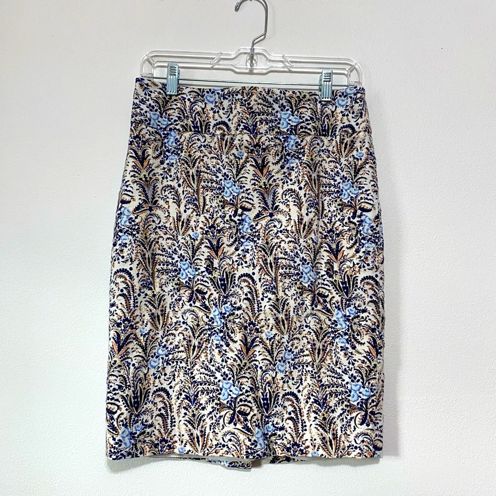 Ann Taylor Size 6 Printed Pencil Skirt